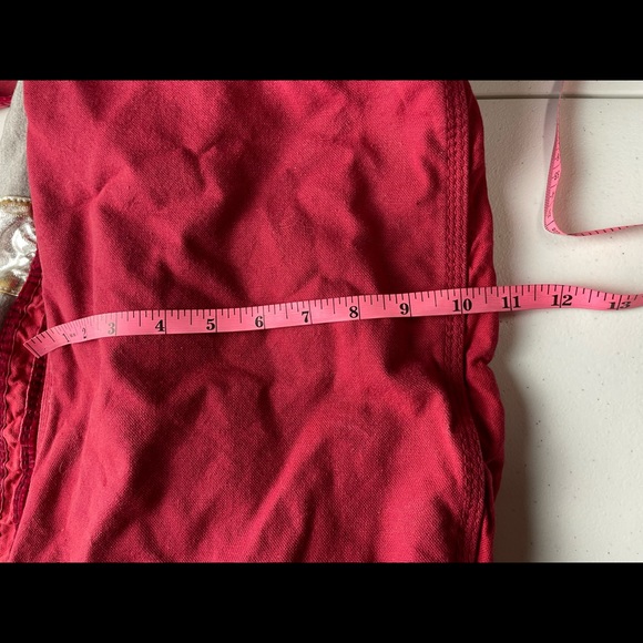 Victoria’s Secret Canvas Tote Red Super Nice - Picture 11 of 13